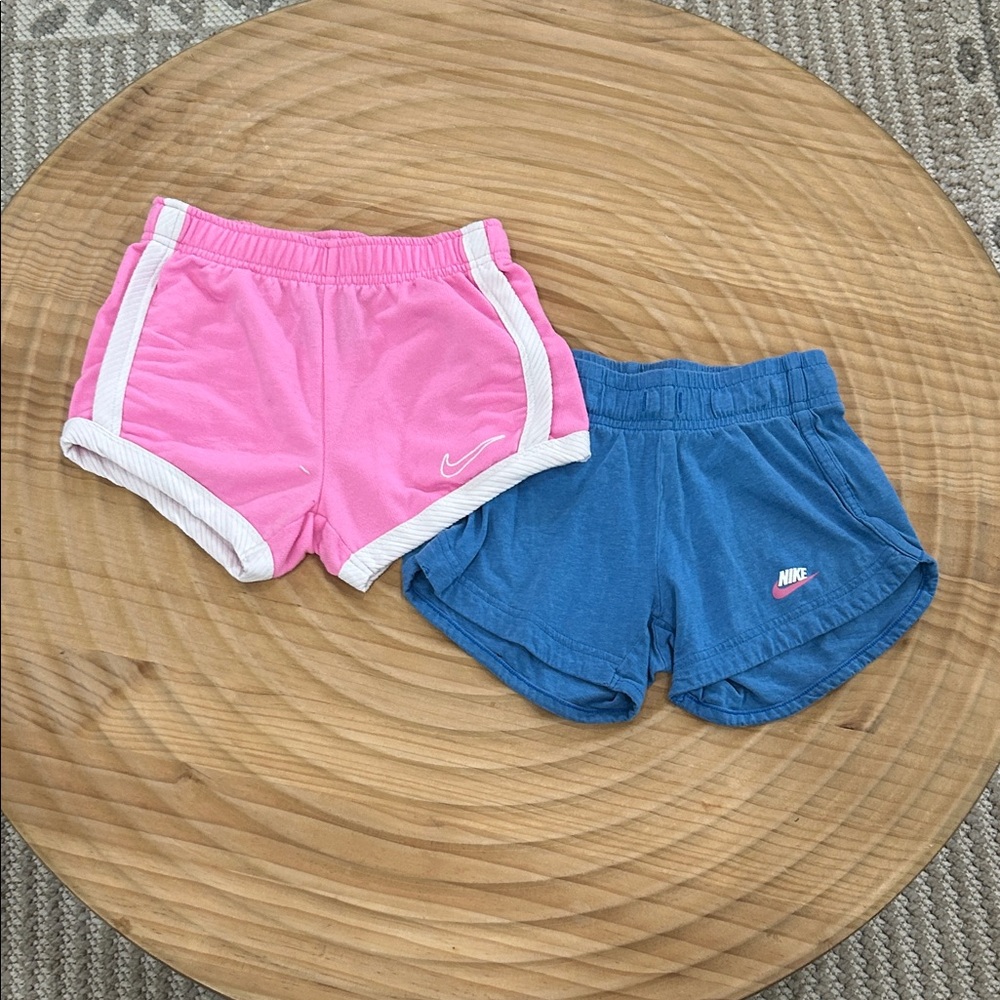 Nike Kids Shorts in Pink and Blue